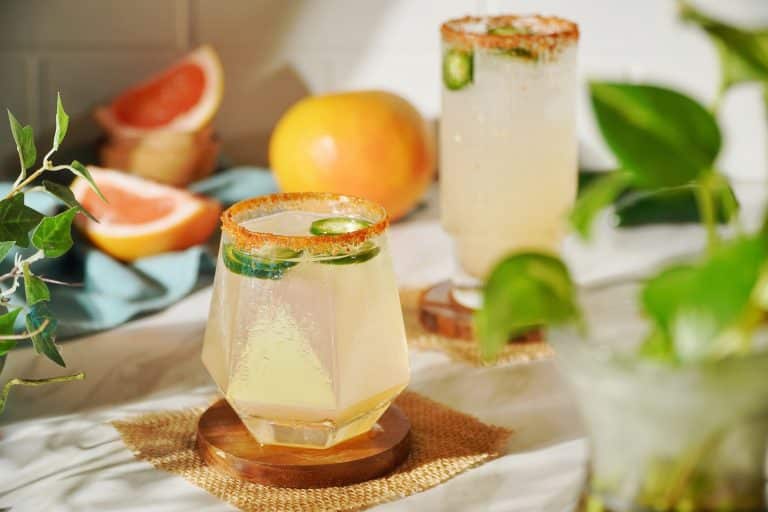 Smoky & Spicy Mezcal Paloma Cocktail