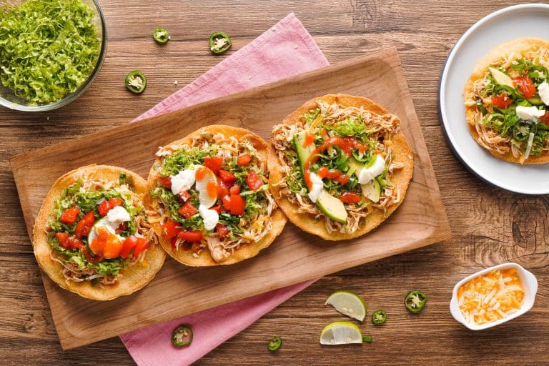 Tasty Chicken Tostadas