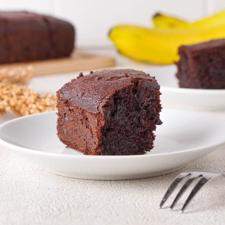 Simple Double Chocolate Banana Bread
