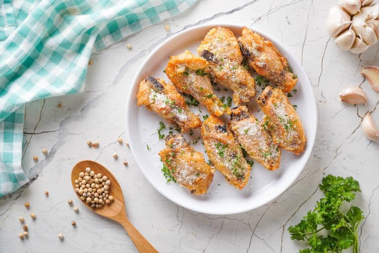 Best Golden Garlic Parmesan Chicken Wings