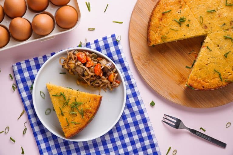 Easy Greek Cornbread with Feta
