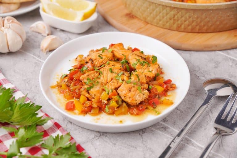 Simple Salmon Shakshuka
