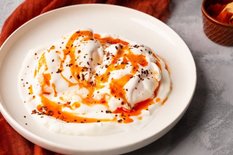 Homemade Turkish Egg Cilbir