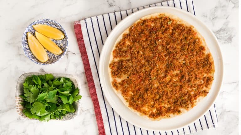 Homemade Turkish Lahmacun
