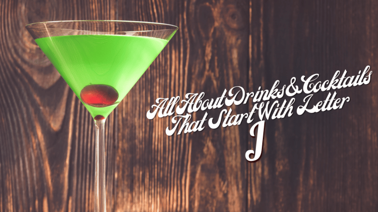 All About Drinks & Cocktails That Start With The Letter J