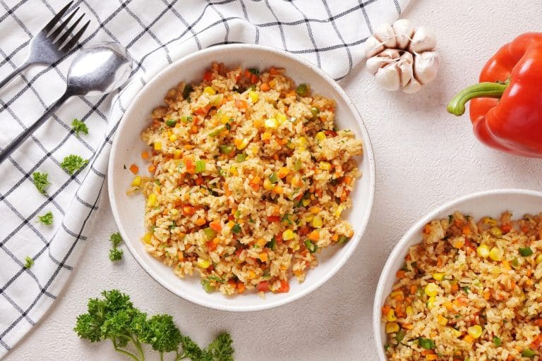 Homemade Guyanese Spanish Rice
