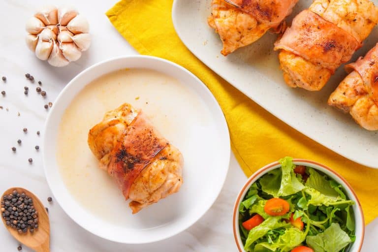 Easy Bacon Wrapped Chicken Thighs