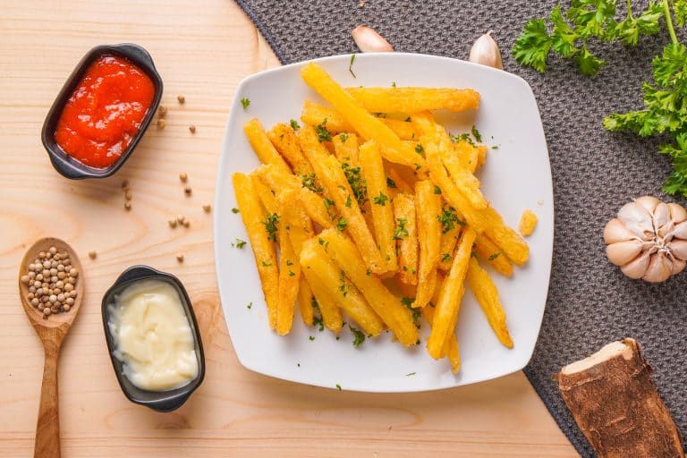 Homemade Fried Yuca Fries