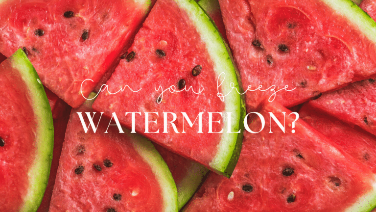 Can You Freeze Watermelon?