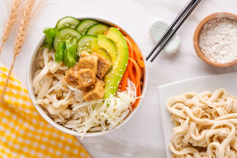 Homemade Udon Noodles