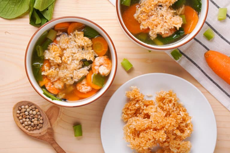 Simple Sizzling Rice Soup