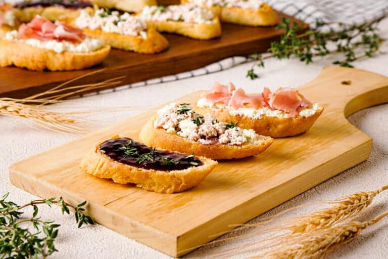 Easy Cheese Crostini (2 Ways)