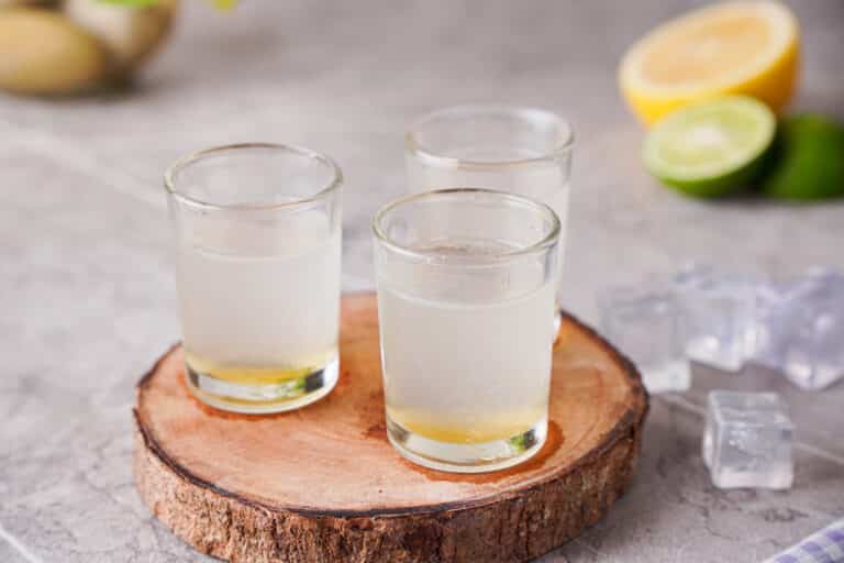 Homemade White Tea Shot