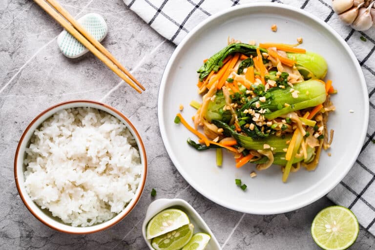 Easy Bok Choy Stir Fry With Mushrooms