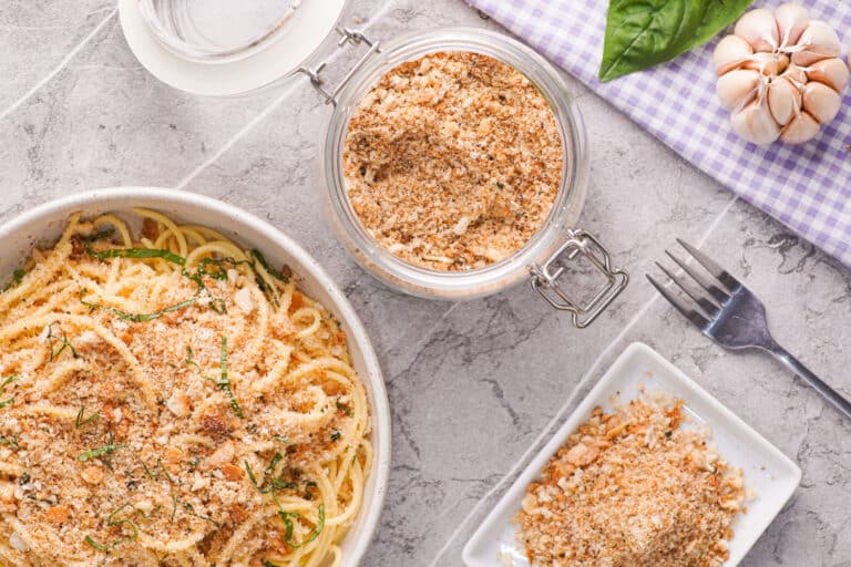 Easy Toasted Italian Breadcrumbs
