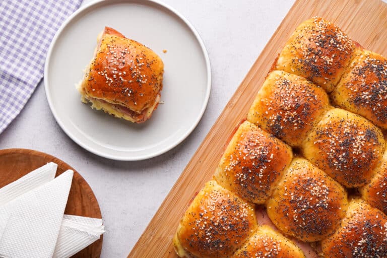 Easy Funeral Sandwich Sliders (Ham & Cheese)