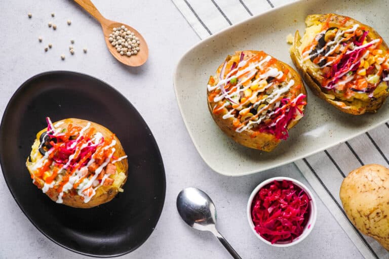 Simple Turkish Baked Potatoes