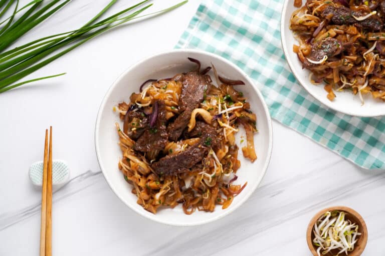 Homemade Cantonese Beef Chow Fun