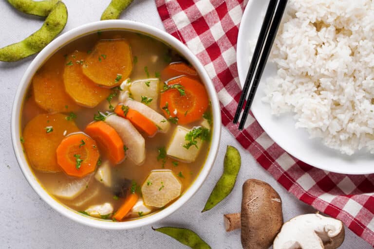 Homemade Japanese Vegetable Soup