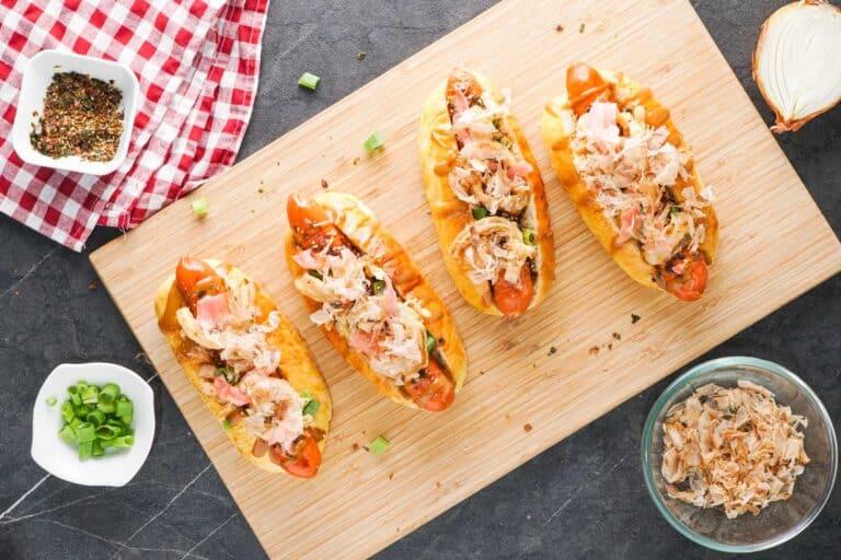 Homemade Japanese Hot Dogs