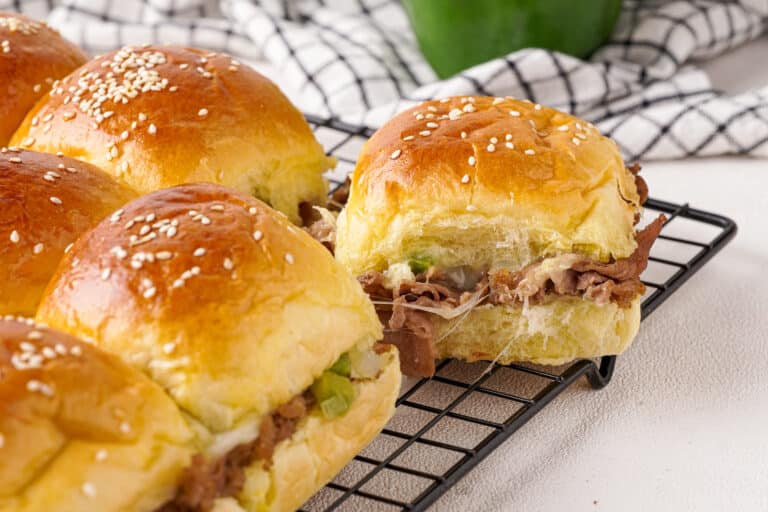 Easy Cheesy Philly Cheesesteak Sliders