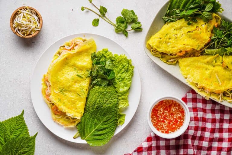Simple Vietnamese Crepes