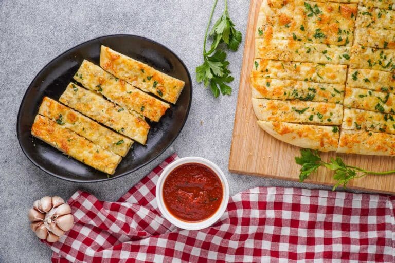 Easy Cheesy Pizza Dough Breadsticks