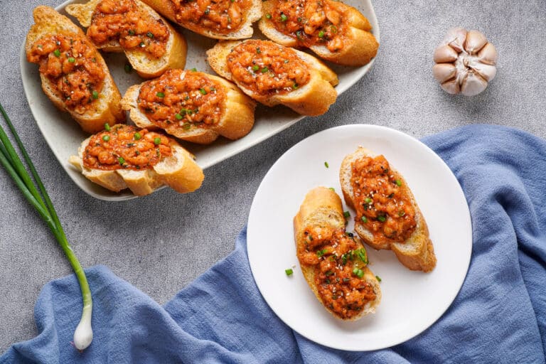 Simple Vietnamese Shrimp Toast (Banh Mi Nuong Tom)