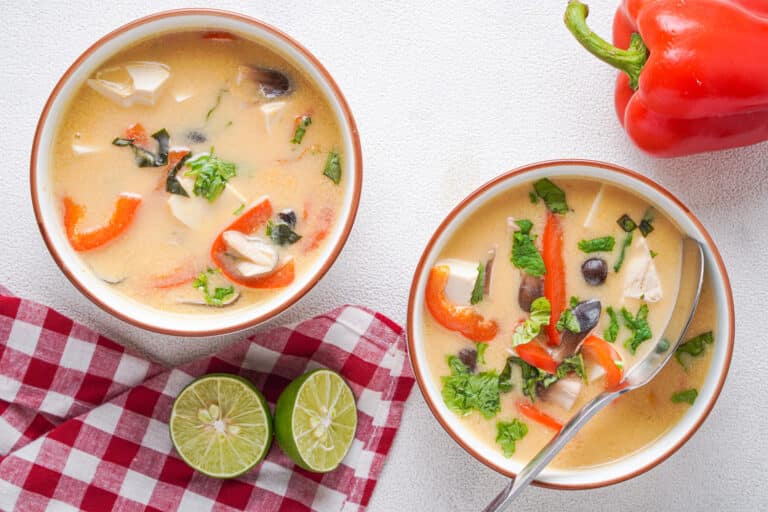 Homemade Vegan Thai Coconut Soup