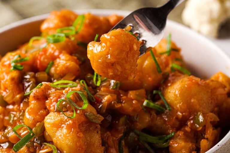 Crunchy Vegan Deep-Fried Cauliflower