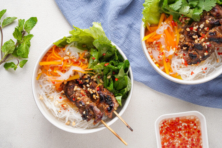 Simple Vietnamese Grilled Pork Noodles