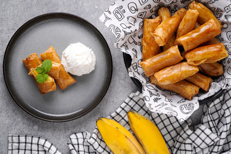 Crispy Banana Spring Rolls (Turon with Langka)