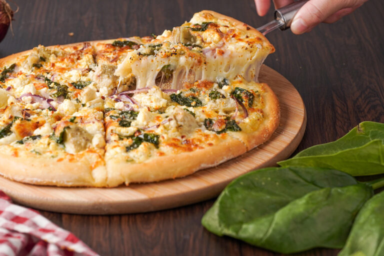 Creamy Artichoke Pizza