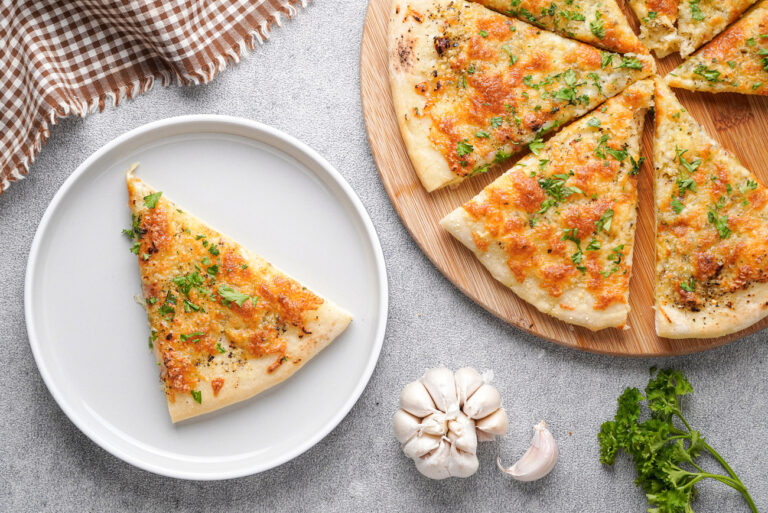 Homemade Garlic Pizza